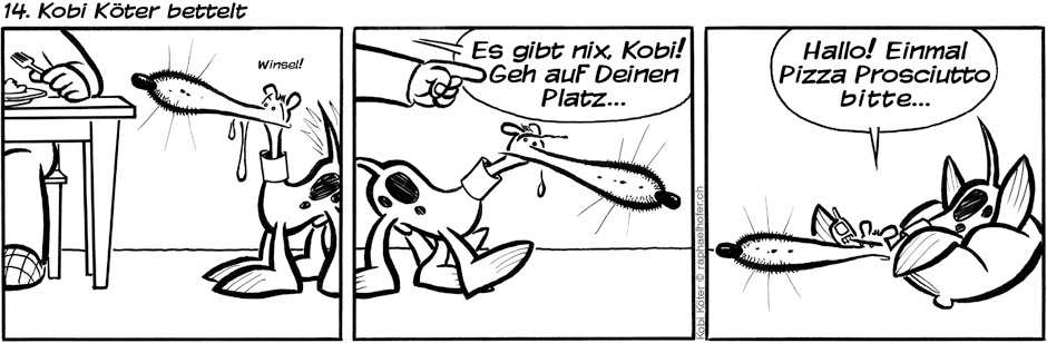 14. Kobi Köter bettelt