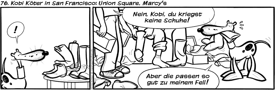 76. Kobi Köter in San Francisco: Union Square, Marcy's