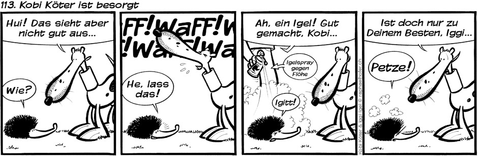 113. Kobi Köter ist besorgt