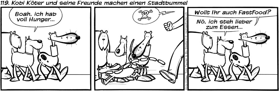 119. Kobi Köter und seine Freunde machen einen Stadtbummel