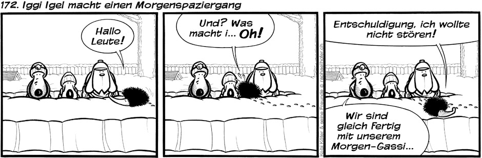 172. Iggi Igel macht einen Morgenspaziergang