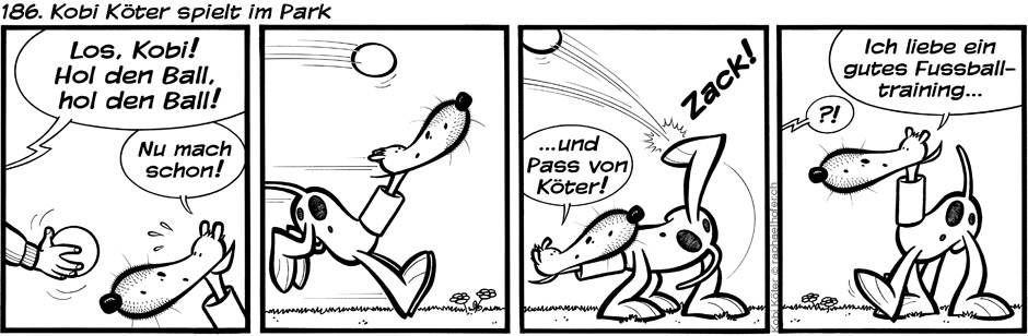 186. Kobi Köter spielt im Park