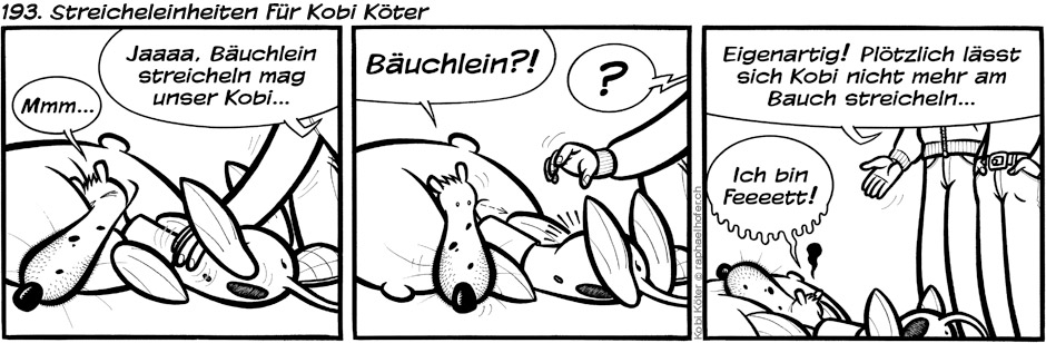 193. Streicheleinheiten für Kobi Köter