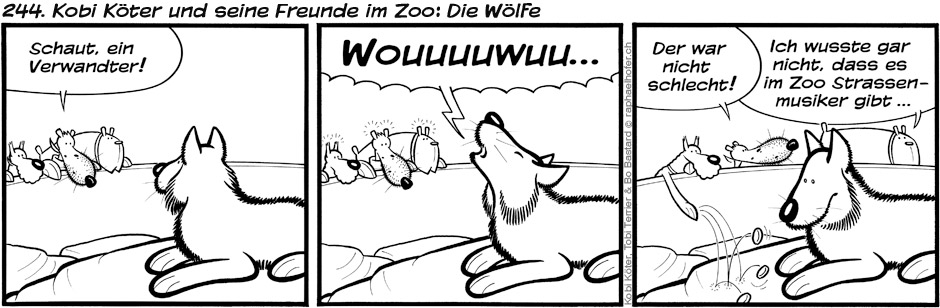 244. Kobi Köter und seine Freunde im Zoo: Die Wölfe