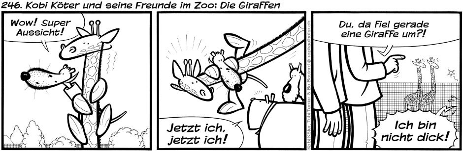 246. Kobi Köter und seine Freunde im Zoo: Die Giraffen
