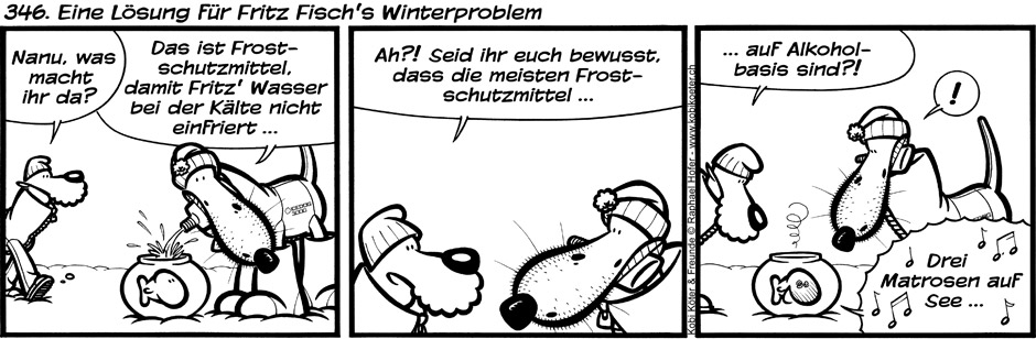 346. Eine Lösung für Fritz Fisch's Winterproblem