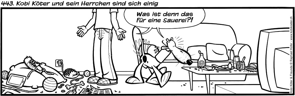 443. Kobi Köter und sein Herrchen sind sich einig