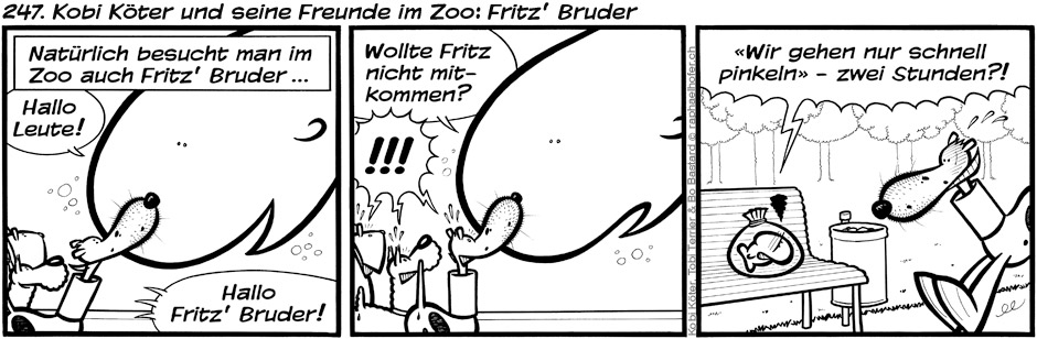 247. Kobi Köter und seine Freunde im Zoo: Fritz’ Bruder