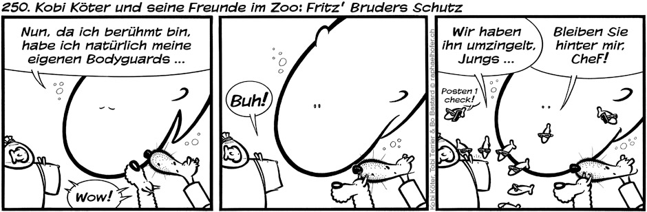 250. Kobi Köter und seine Freunde im Zoo: Fritz’ Bruder Schutz